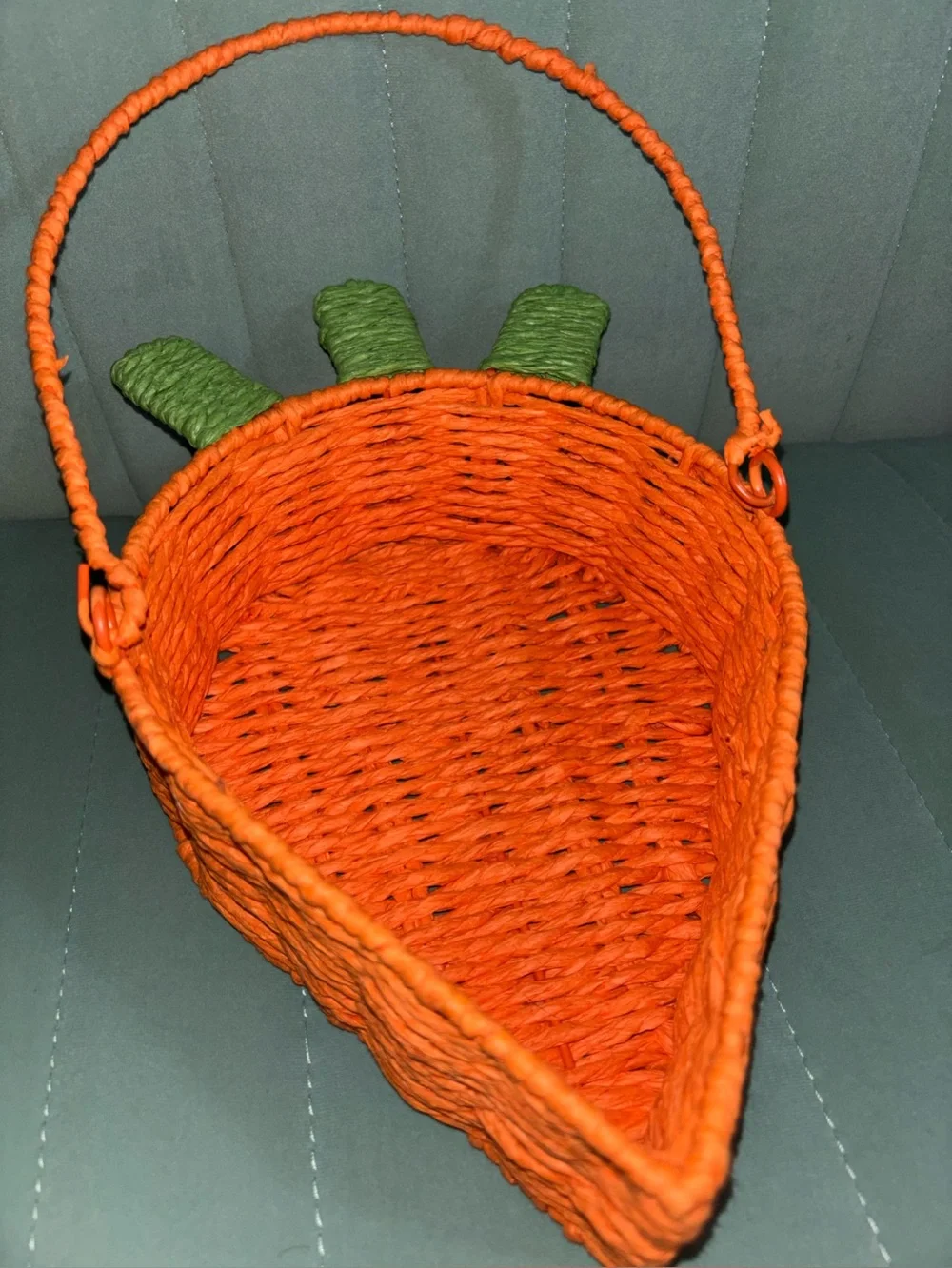 Woven carrot 🥕 basket 🧺